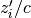 z_{i}'/c